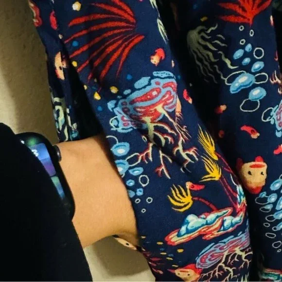 Her Universe Studio Ghibli Ponyo Underwater Romper Size Small Novelty Print - Picture 11 of 12